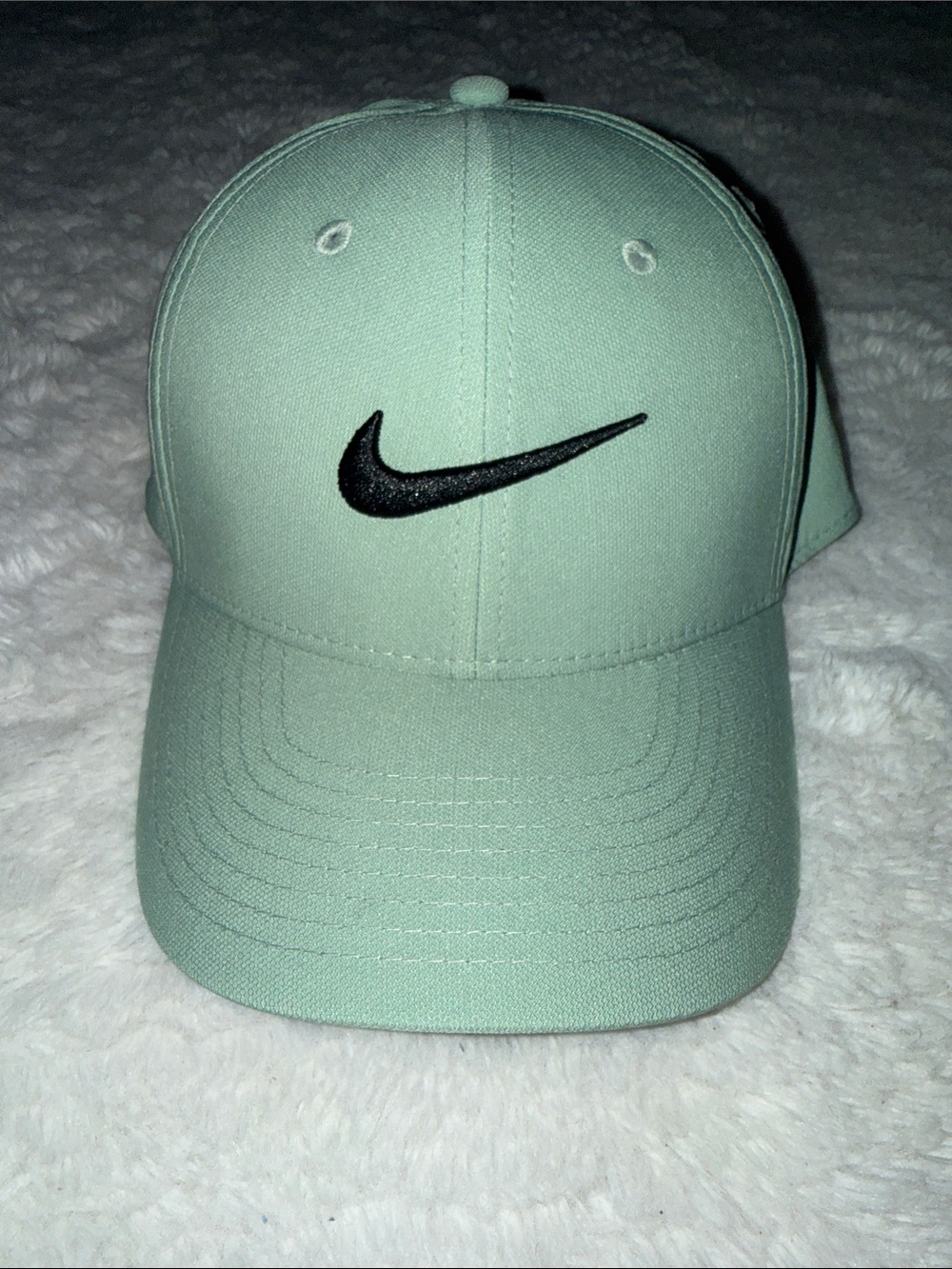 Nike Light Mint Green Baseball Cap with Black Swoosh